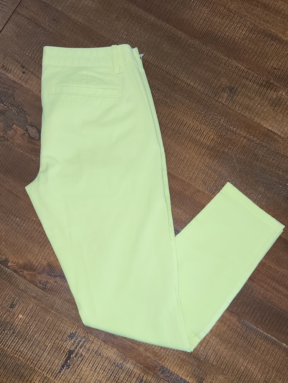 GAP Neon Yellow Chinos Womens Sz